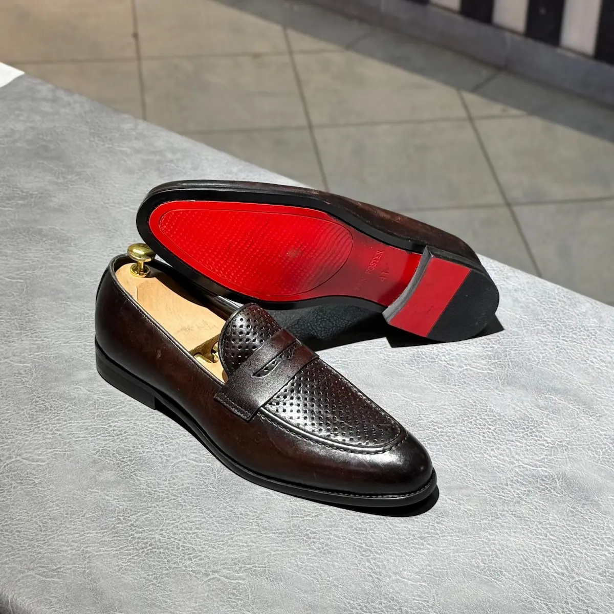 Brown Luxury Penny Loafers