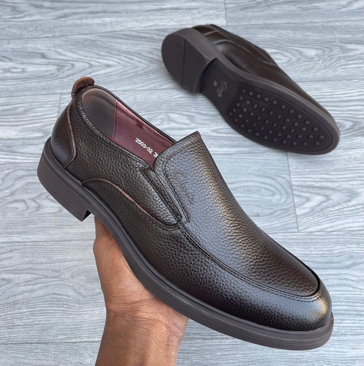 Clarks Comfort Slip-On Loafers – Brown