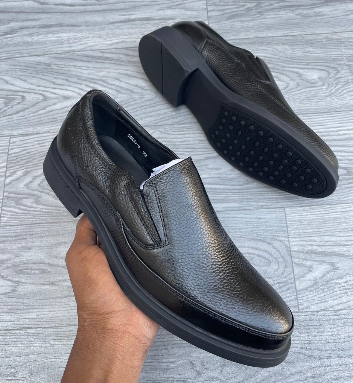 Milano Luxury Wingtip Loafer – Black