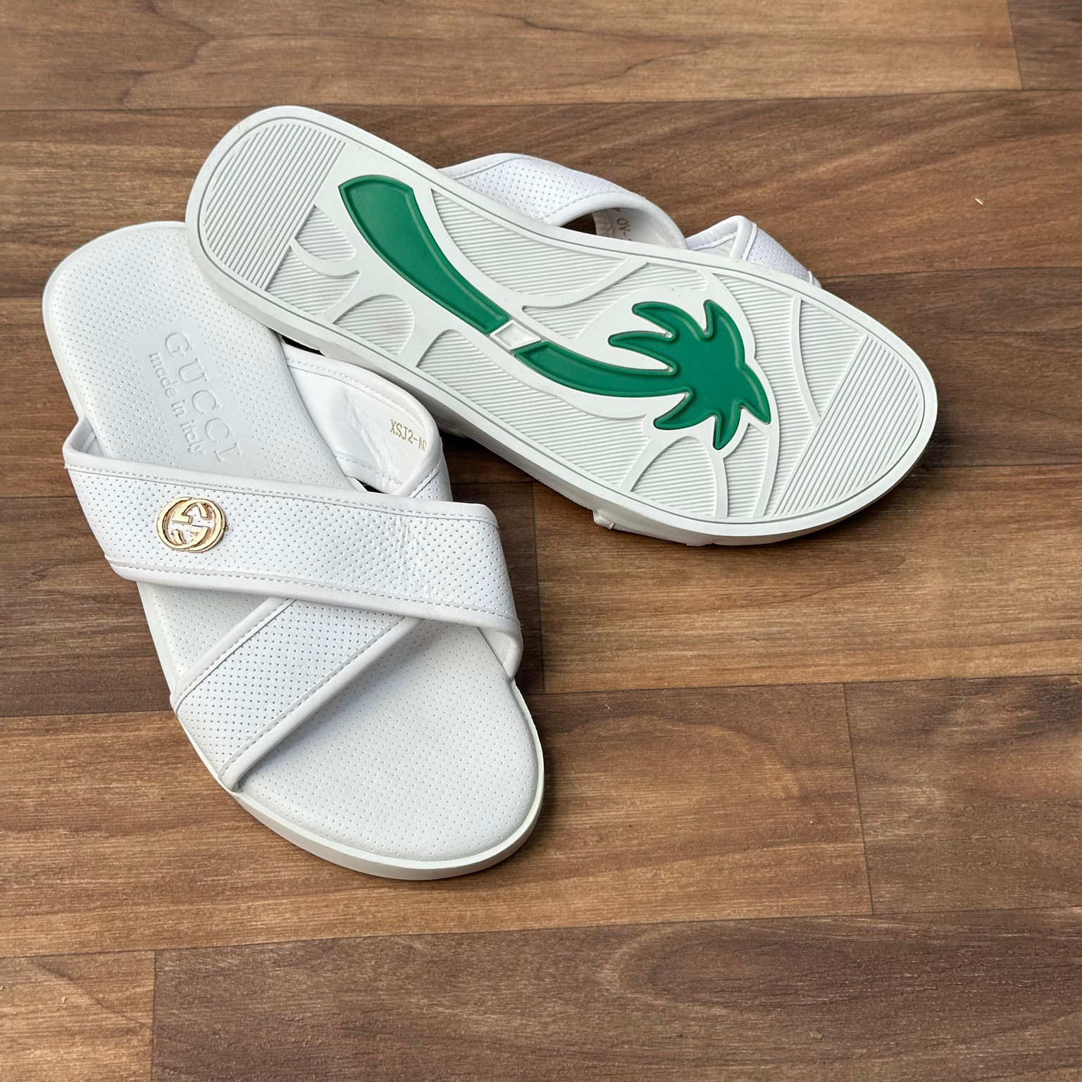 Arctic White Double-Strap Sandals thumbnail 3