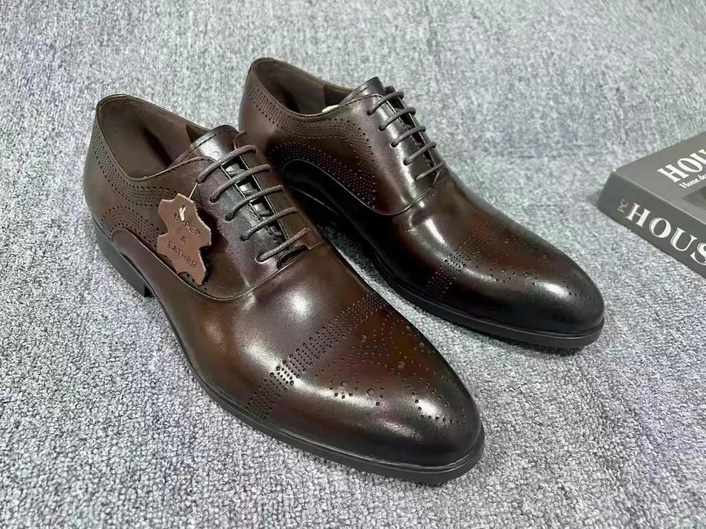 Executive Cap Toe Oxford – Dark Brown