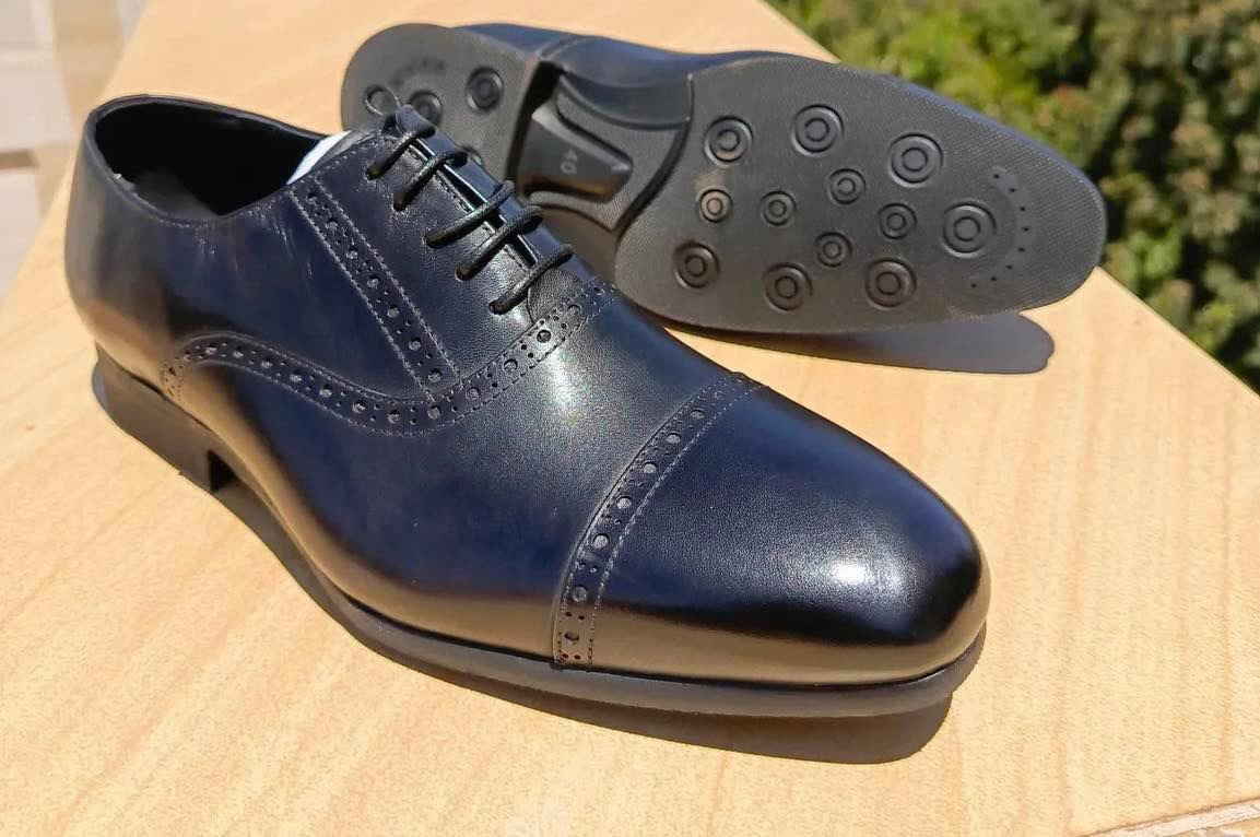 Premium Leather Brogue Oxford – Brown thumbnail 3