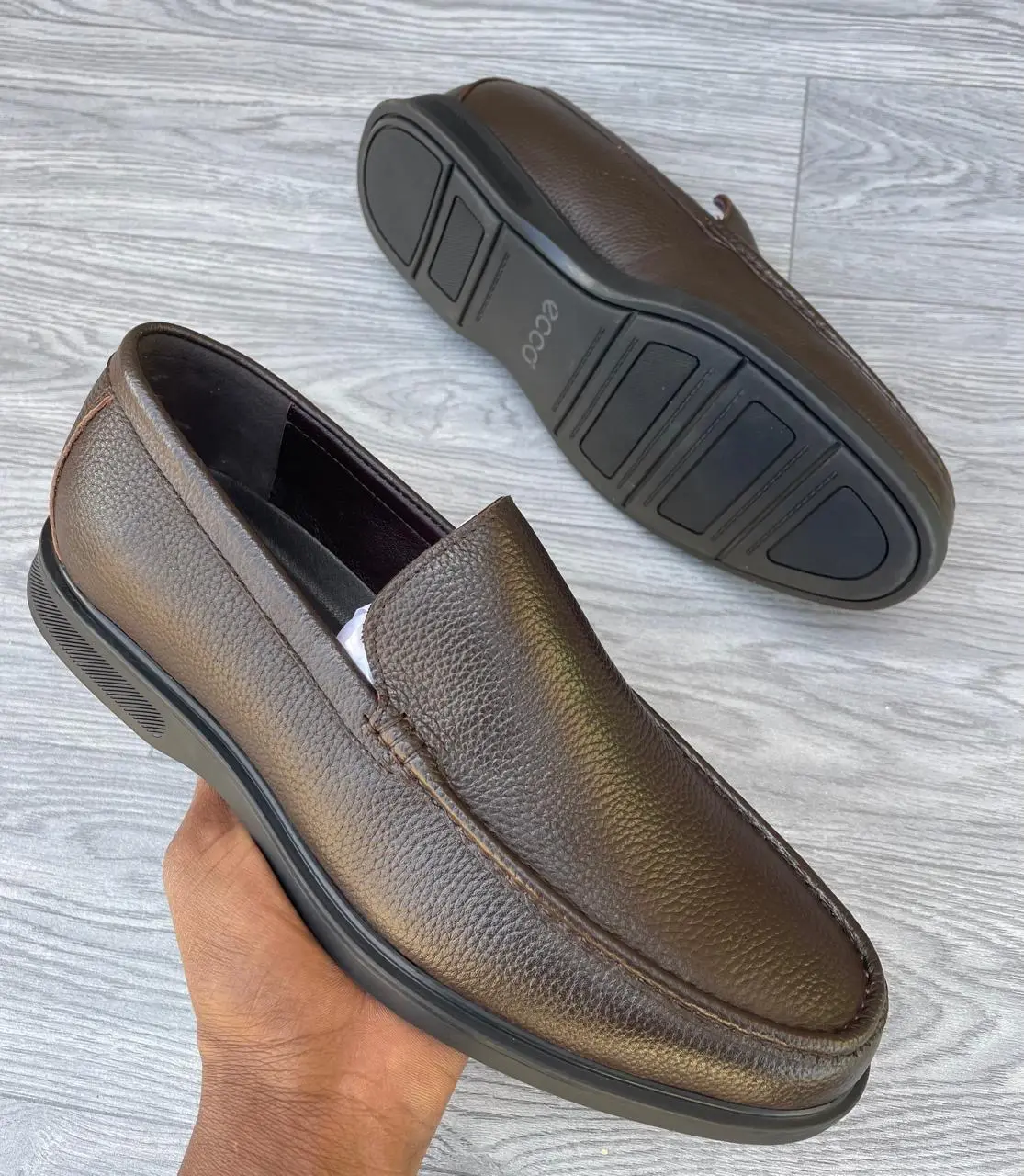 ECCO Luxury Bit Loafers – Brown