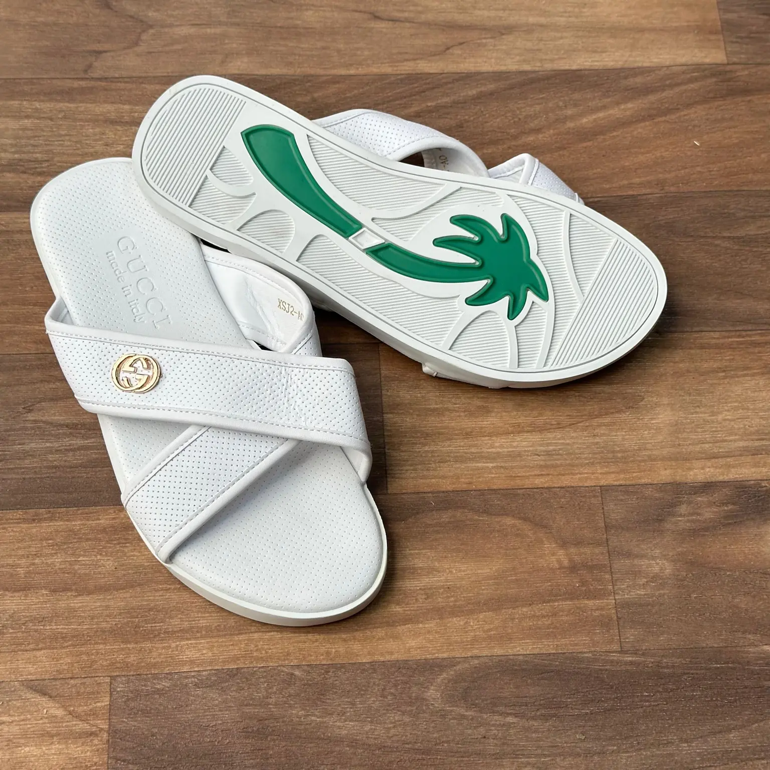 Arctic White Luxury Flip-Flops