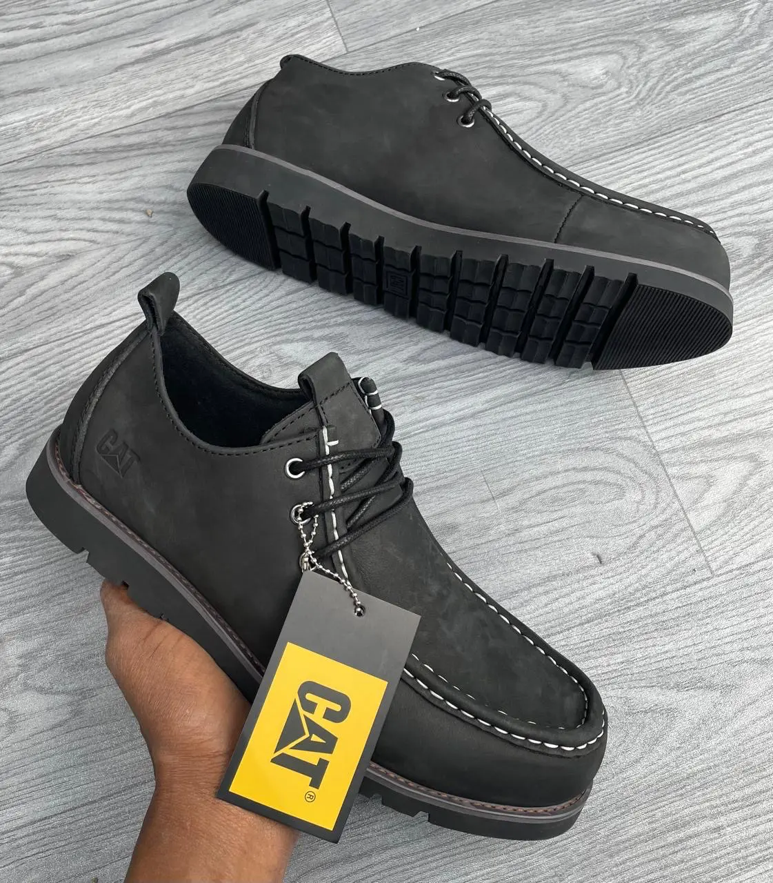 CAT Rugged Moc Casual Shoes – Grey